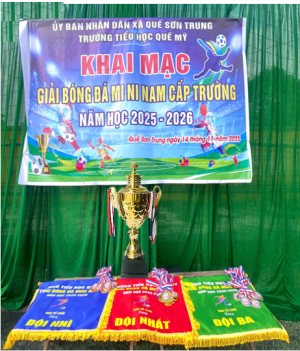 GIẢI BÓNG ĐÁ MINI CẤP TRƯỜNG NĂM HỌC 2025–2026